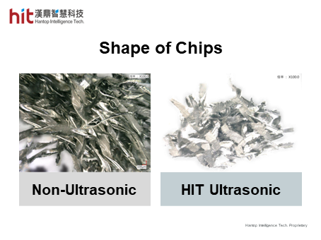 Titanium Drilling Case2:shape of chips in titanium alloy side milling